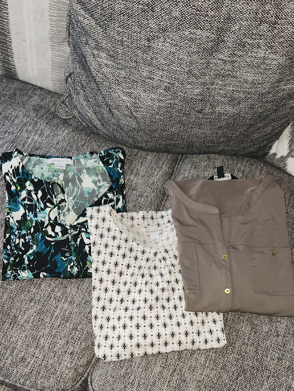 Bundle Of 3 Liz Claiborne And Ellen Tracy Blouses